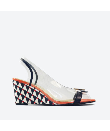 SANDALE NARCO pour femme - Azurée - Made in France