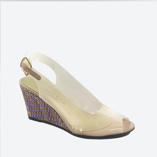 SANDALE MANIL pour femme - Azurée - Made in France