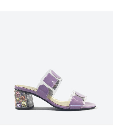 MULE MILIAM pour femme - Azurée - Made in France