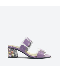 MULE MILIAM pour femme - Azurée - Made in France