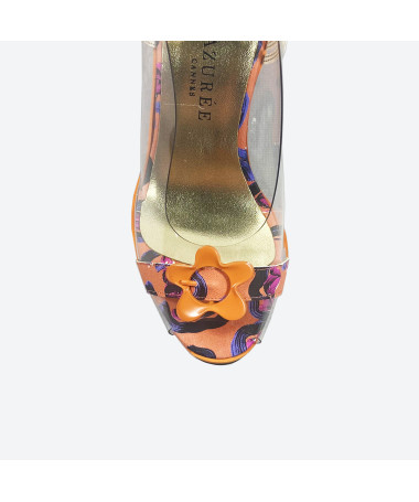SANDALE MOLIN pour femme - Azurée - Made in France