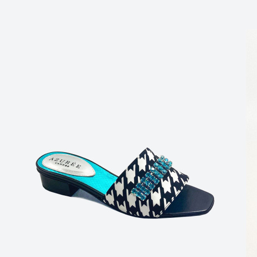 MULE FUNK pour femme - Azurée - Made in France MULE FUNK pour femme - Azurée - Made in France