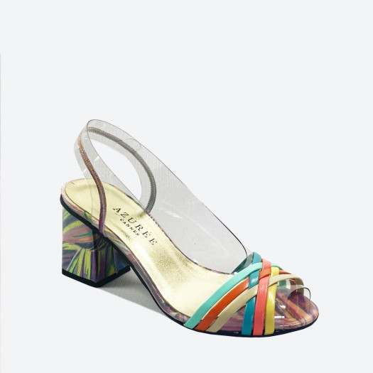 SANDALE MALTI pour femme - Azurée - Made in France SANDALE MALTI pour femme - Azurée - Made in France
