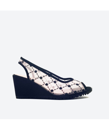 SANDALE KONC pour femme - Azurée - Made in France