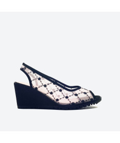 SANDALE KONC pour femme - Azurée - Made in France