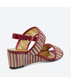 SANDALE FIDJO pour femme - Azurée - Made in France