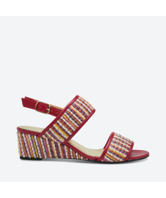 SANDALE FIDJO pour femme - Azurée - Made in France