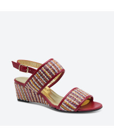 SANDALE FIDJO pour femme - Azurée - Made in France