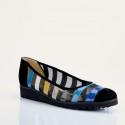 BALLET PUMPS BALTO - Azurée - Women's shoes made in France