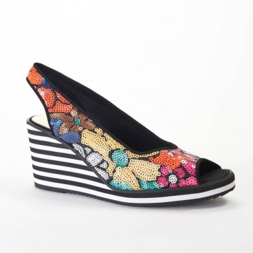 SANDALS CITA - Azurée - Women's shoes made in France