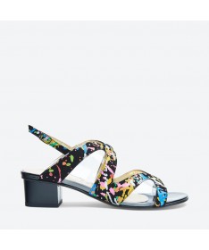 SANDALS PODELA - Azurée - Women's shoes made in France