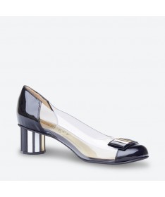 BALLET PUMPS LARGO - Azurée - Women's shoes made in France