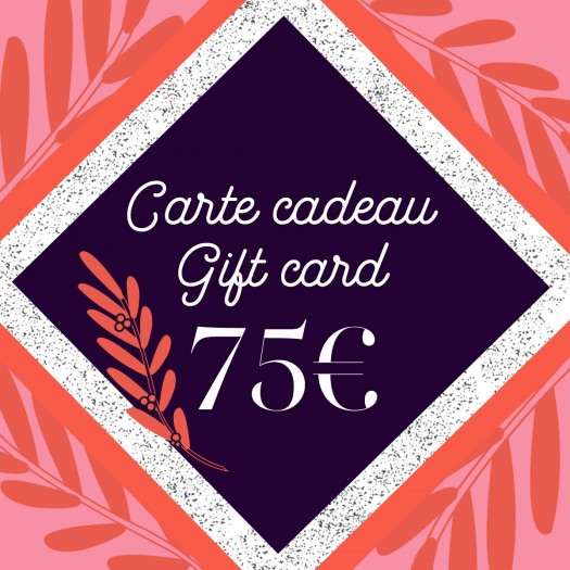Carte cadeau 75 - 1 Carte cadeau 75 - 1