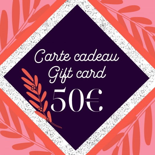 Carte cadeau 50 - 1 Carte cadeau 50 - 1