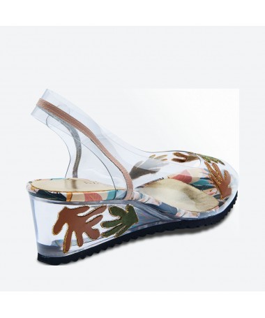 SANDALS MANOK - Azurée - Women's shoes made in France