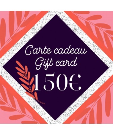 Gift card 150 - Azurée - Women's shoes made in France