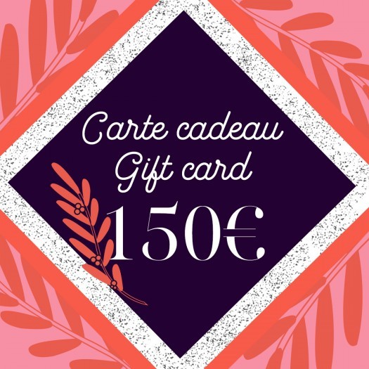 Carte cadeau 150 pour femme - Azurée - Made in France