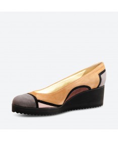 BALLET PUMPS RACITA - Azurée - Women's shoes made in France