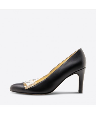 PUMPS LACRIN - Azurée - Women's shoes made in France