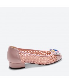 BALLET PUMPS BALUBA - Azurée - Women's shoes made in France
