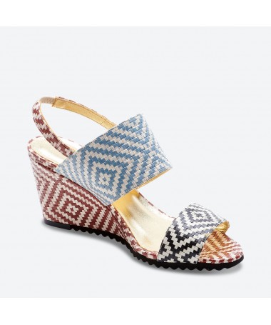 SANDALS FEROI - Azurée - Women's shoes made in France