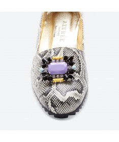 MOCASSINS VILOV - Azurée - Women's shoes made in France