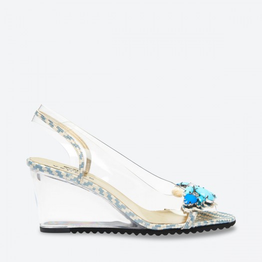 SANDALS MAJI - Azurée - Women's shoes made in France