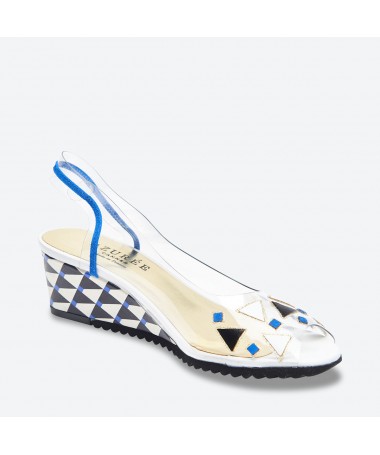 SANDALS MOTI - Azurée - Women's shoes made in France