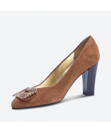 PUMPS RAMBOU - Azurée - Women's shoes made in France