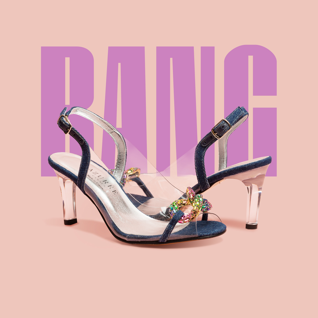 AZURÉE アズリー 23.5 マルチカラー スケルトンパンプス フランス AZURÉE アズリー 23.5 マルチカラー スケルトンパンプス